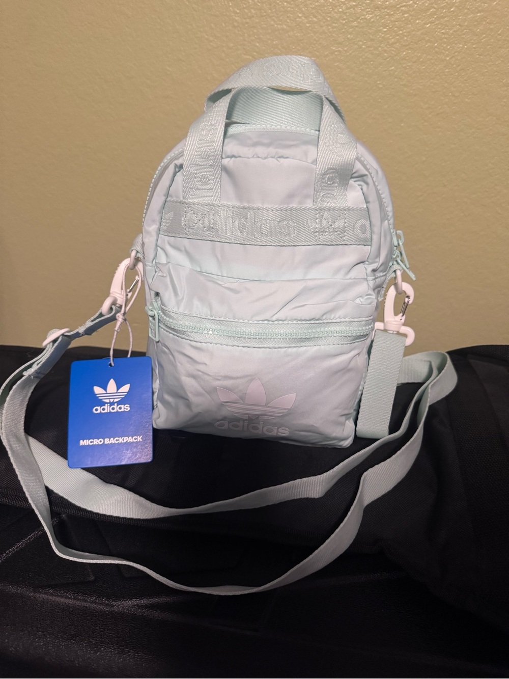 NWT adidas Originals Halo Mint Green Micro 2.0 Mini Backpack